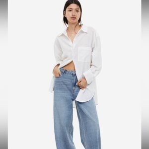 H&M oversized Linen Shirt